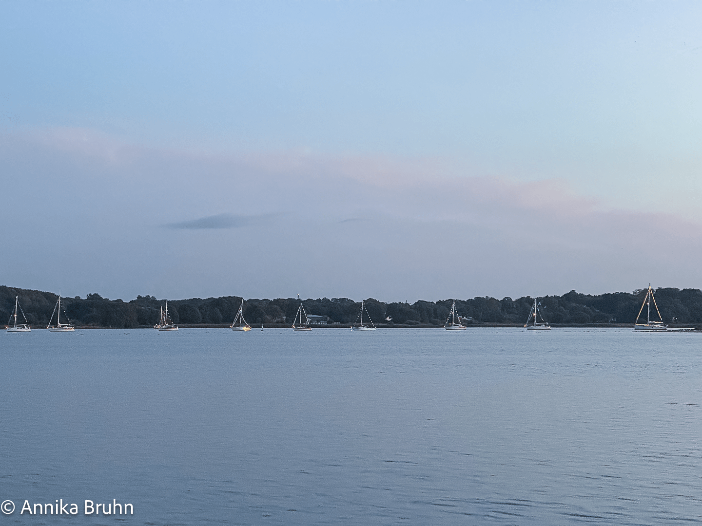 Lichterfest Schleswig auf der Innenschlei 2